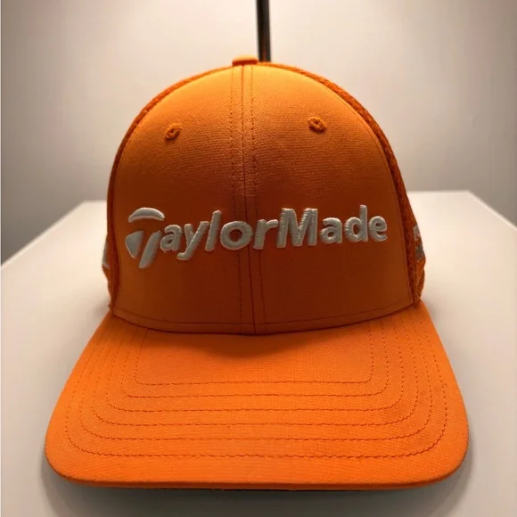 TaylorMade Orange Performance Golf Cap - Picture 6 of 7